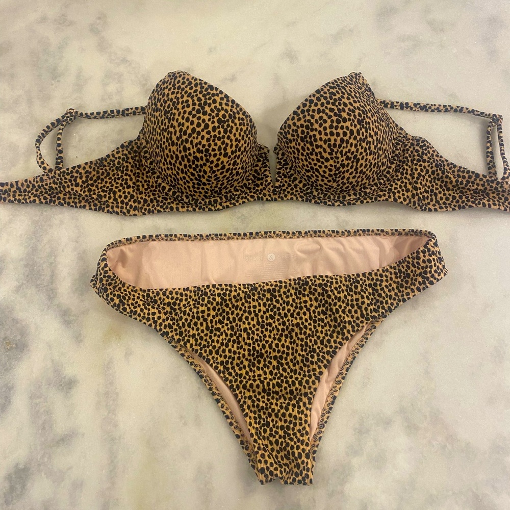 Shade and Shore Animal Print Bikini